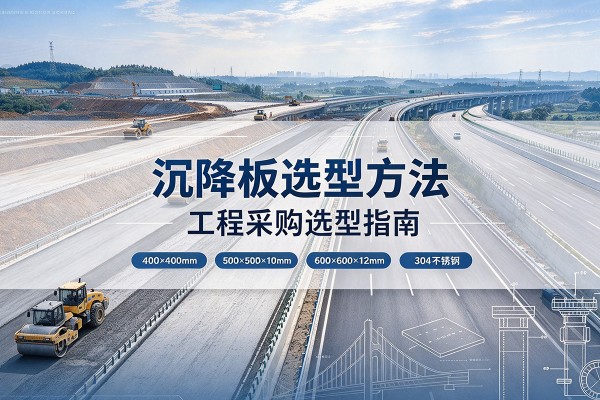 腾冲沉降板选择方法