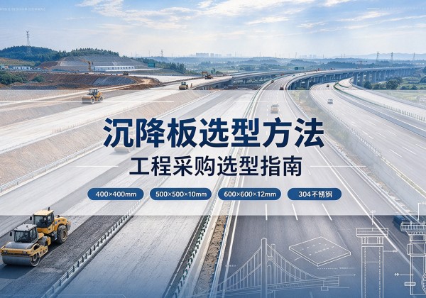 腾冲沉降板选择方法